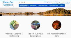 Desktop Screenshot of campoutcolorado.com